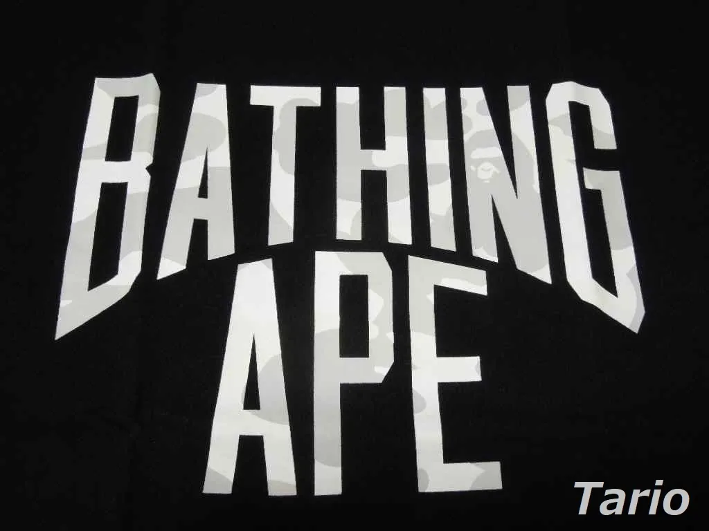 A BATHING APE  |Street Style Cotton Short Sleeves Logo T-Shirts