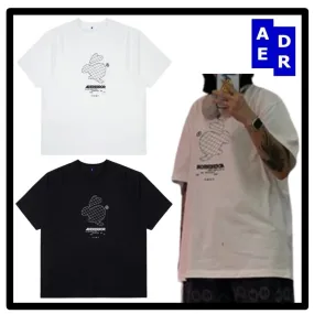 ADERERROR  |Unisex Street Style Logo T-Shirts