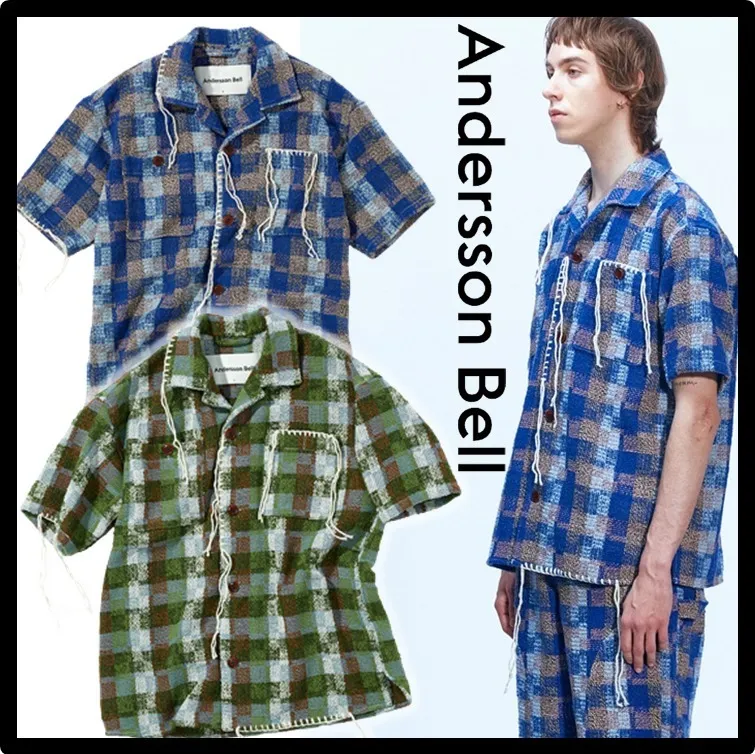 ANDERSSON BELL  |Unisex Street Style Logo Shirts