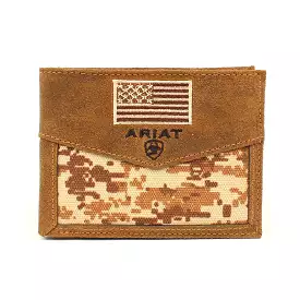 Ariat BiFold Wallet Medium Brown Camo