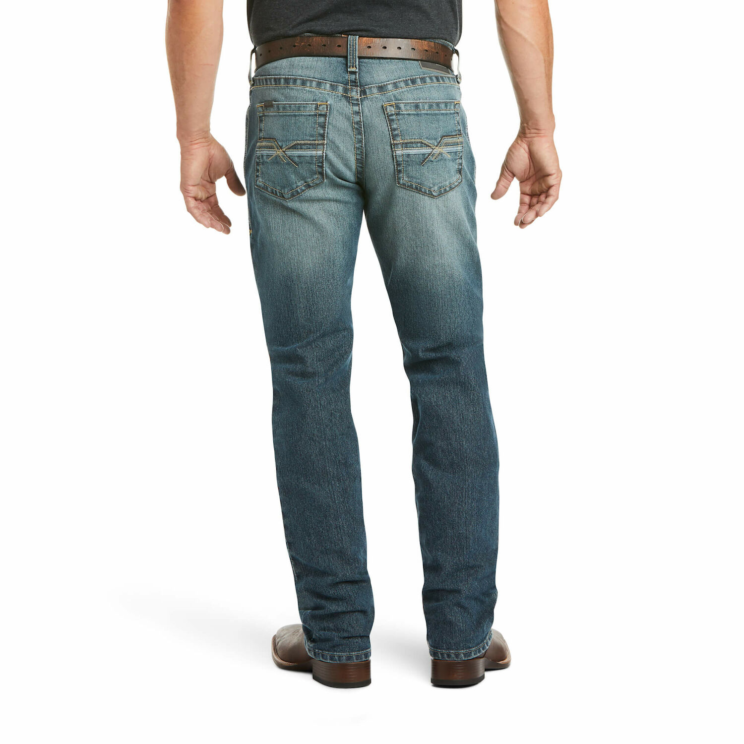 Ariat Men's M4 Low Rise Stretch Stockton Stackable Straight Leg Jean in Kentucky