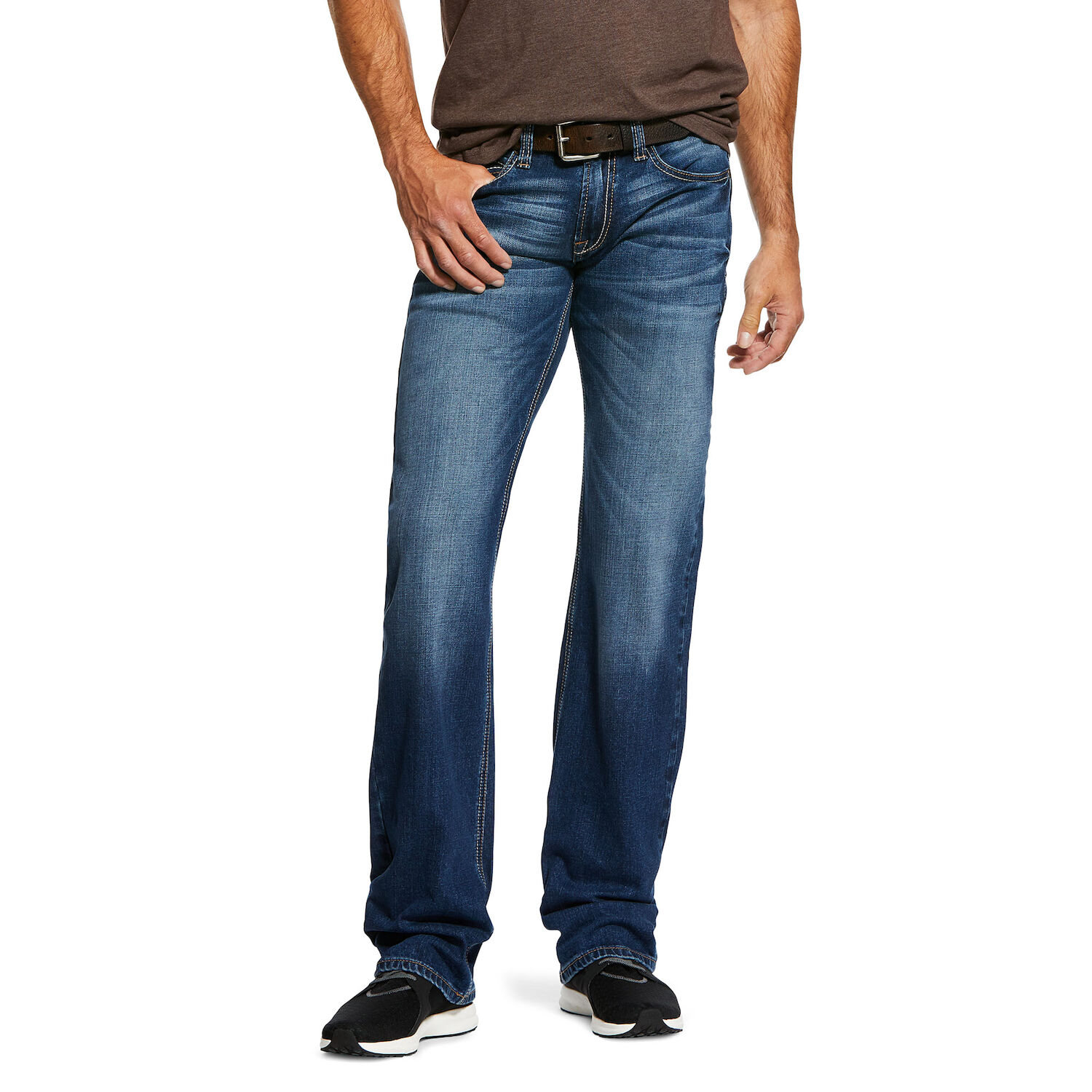 Ariat Men's M7 Rocker Stretch Nassau Stackable Straight Leg Jean in Summit