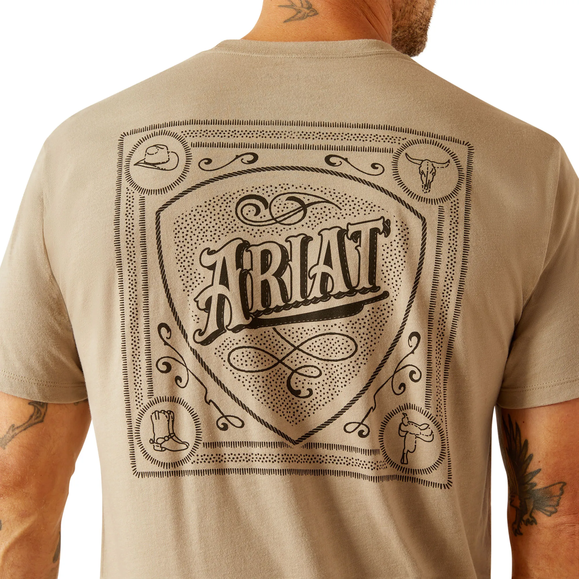 Ariat Mens Bandana Script T-Shirt