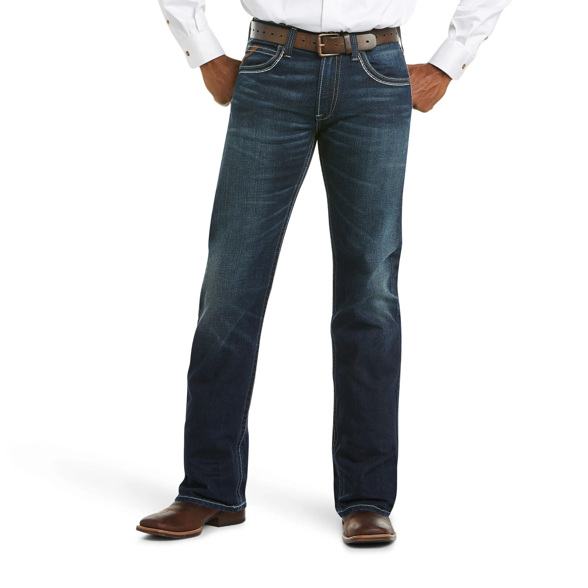 Ariat Mens M5 Slim Stretch Coltrane Stackable Straight Leg Jeans