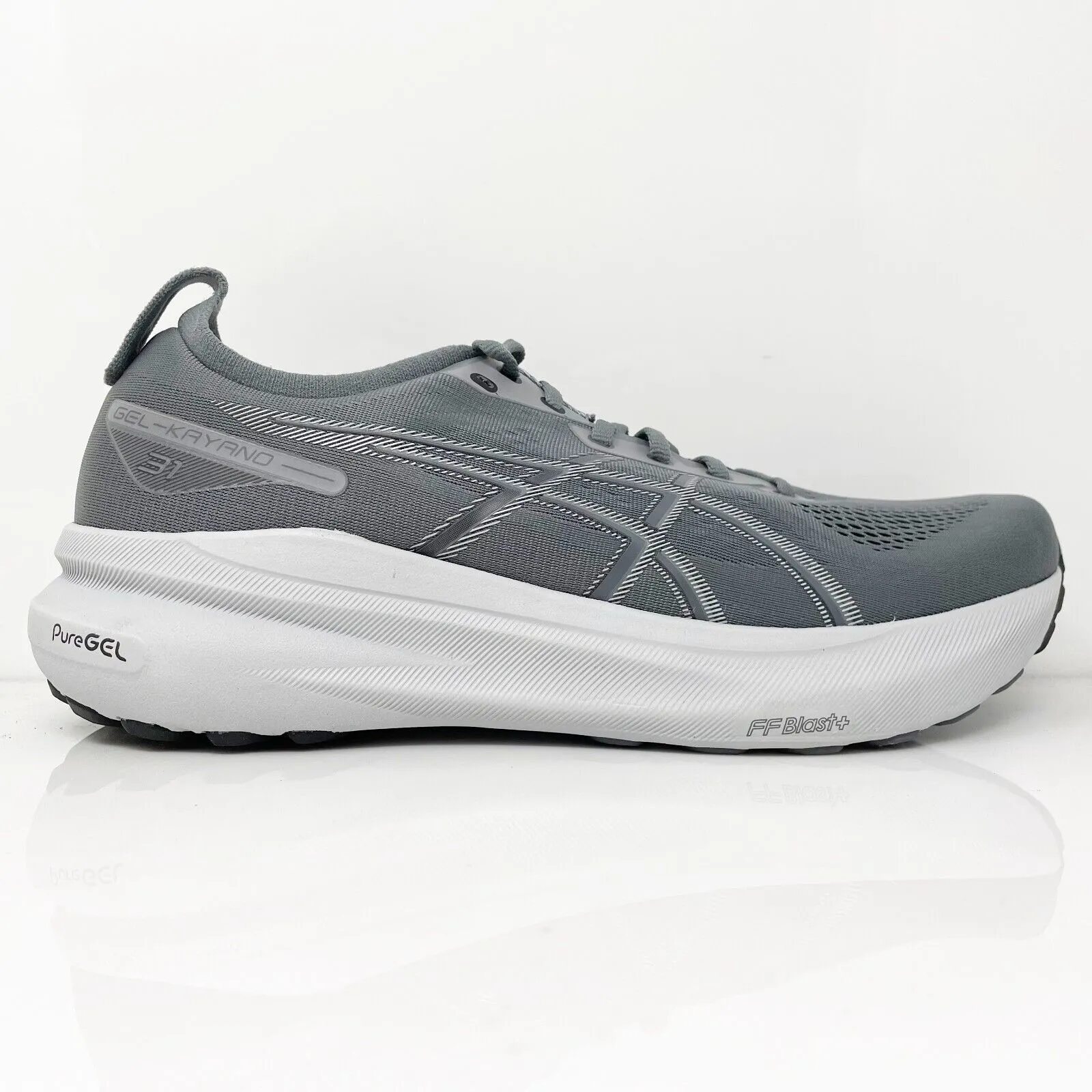 Asics Mens Gel Kayano 31 1011B868 Gray Running Shoes Sneakers Size 11.5 EW