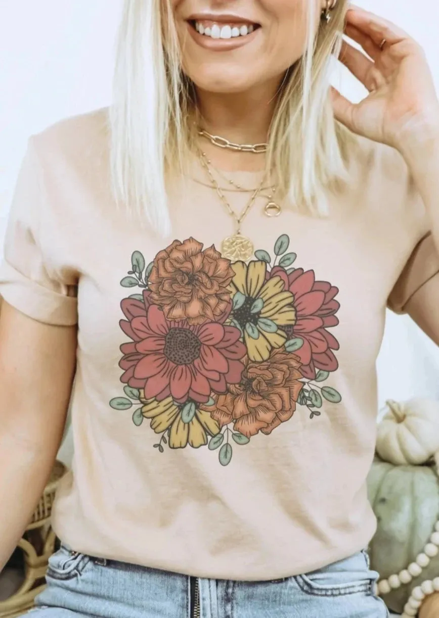 Autumn Floral Tee