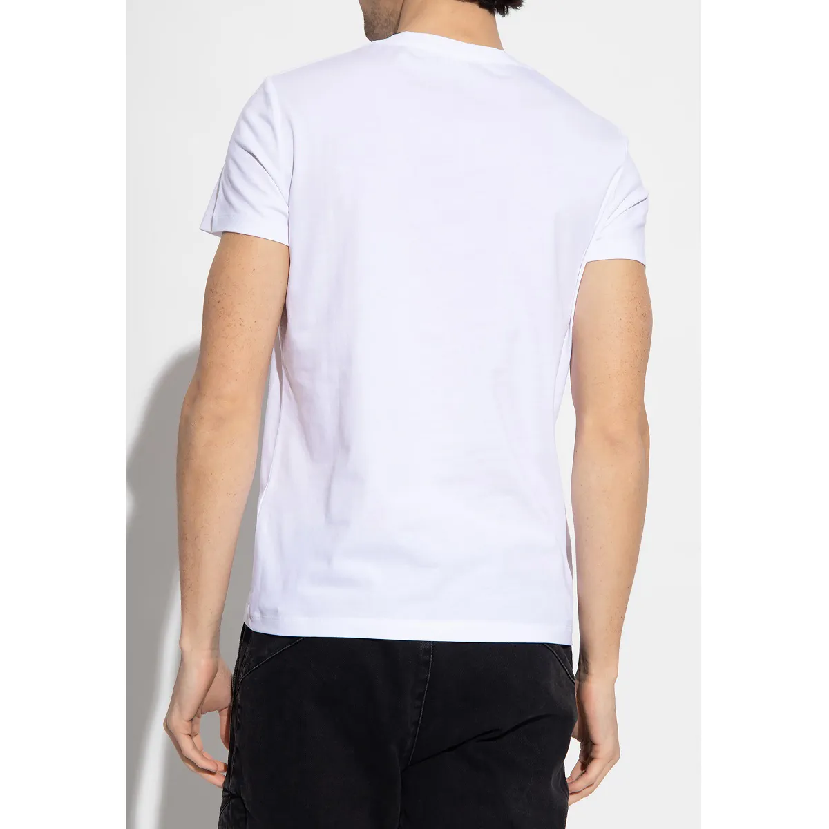 BALMAIN  |Crew Neck Cotton Short Sleeves Logo Luxury