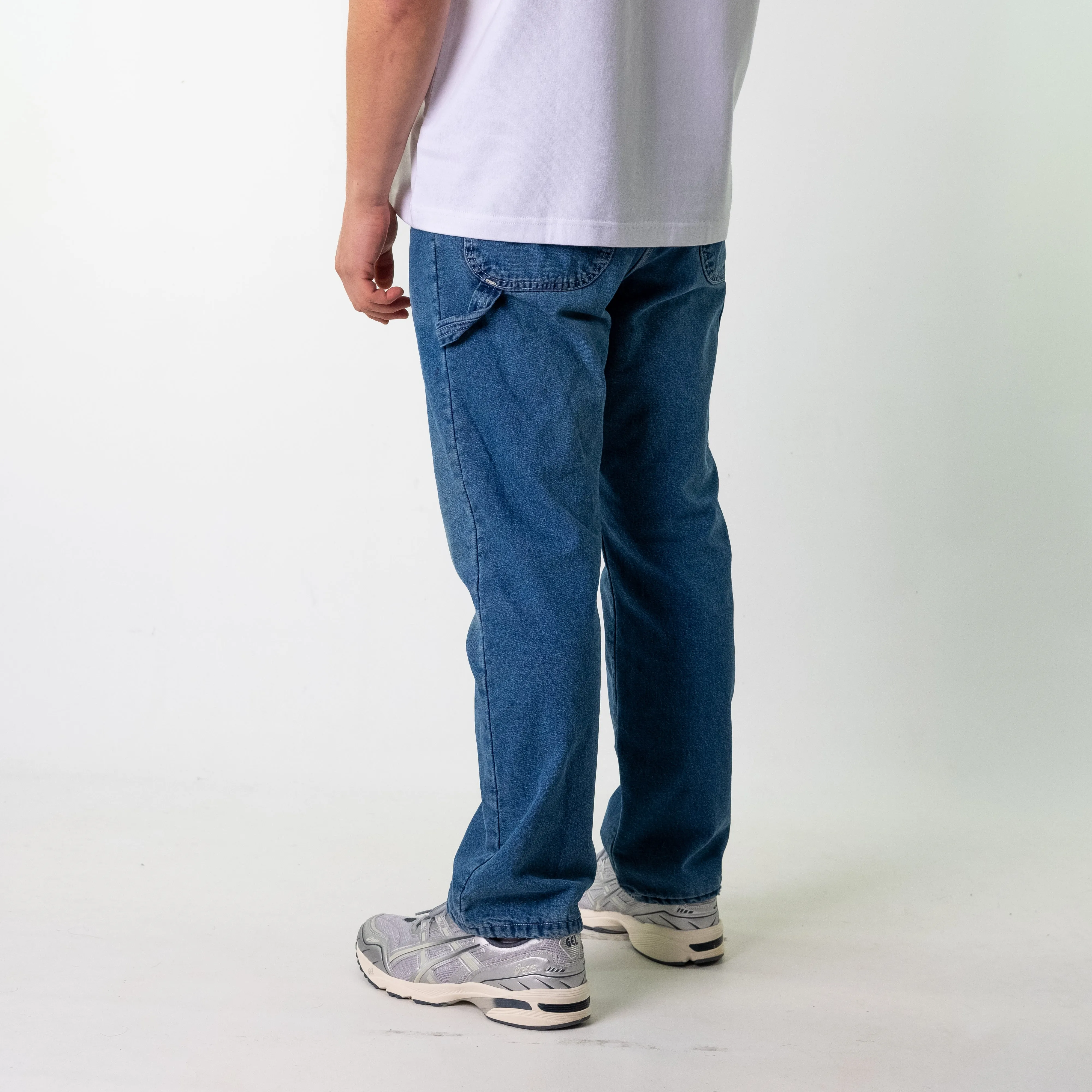 Blue Denim 90s Dickies  Cargo Skater Trousers Pants Jeans (34x30)