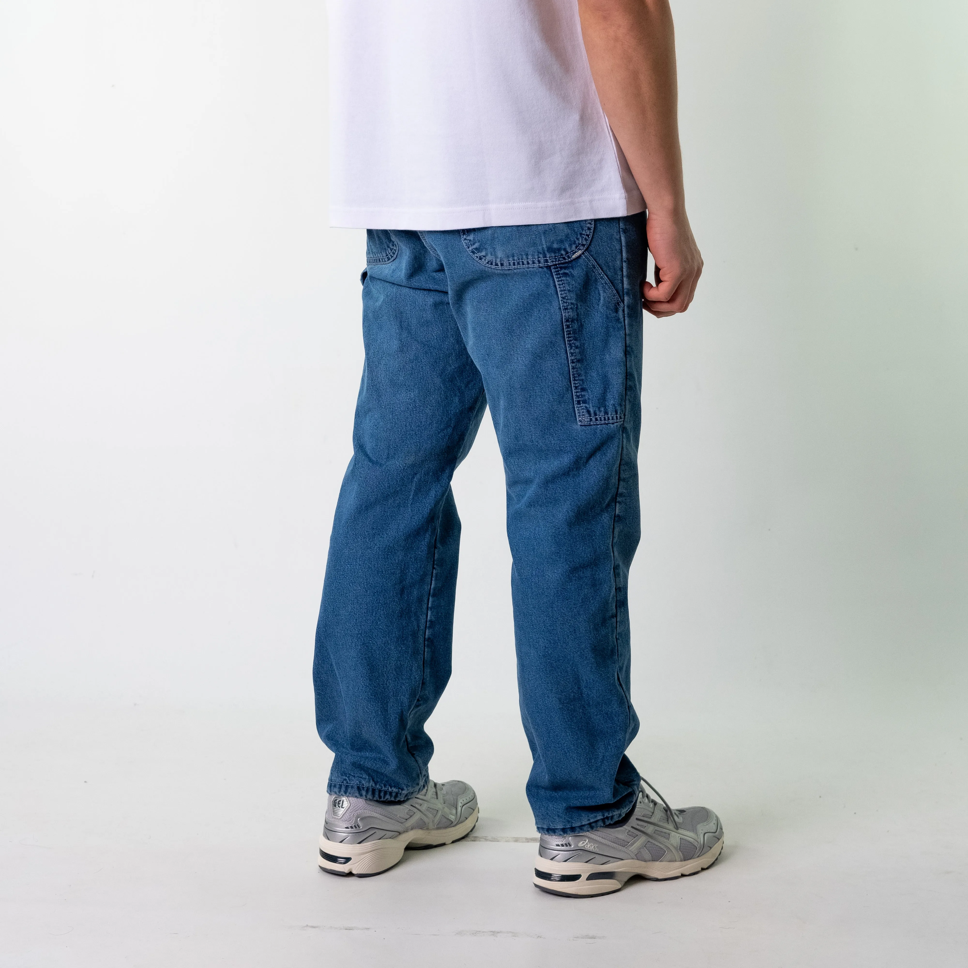 Blue Denim 90s Dickies  Cargo Skater Trousers Pants Jeans (34x30)