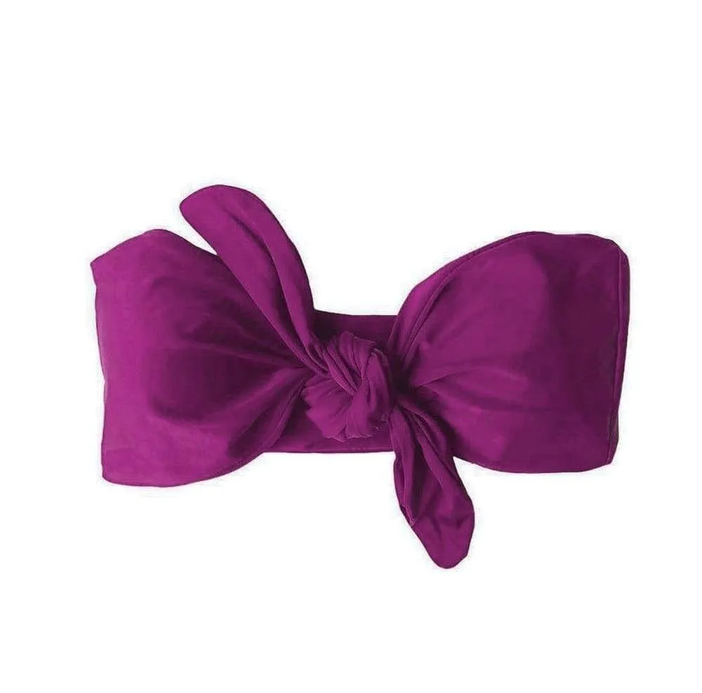 BONITA BIKINI TOP IN ORCHID PURPLE