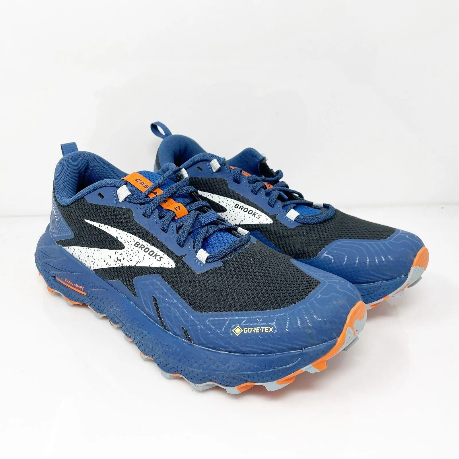 Brooks Mens Cascadia 17 GTX 1104021D062 Blue Running Shoes Sneakers Size 9.5 D