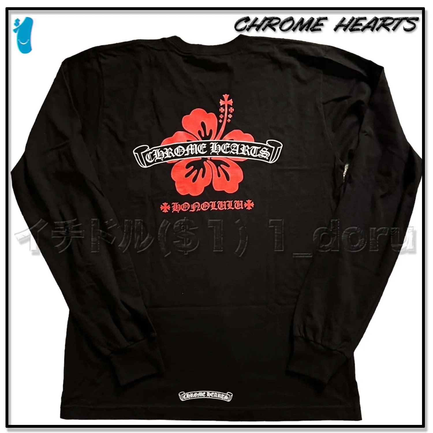 CHROME HEARTS  |Unisex Street Style Cotton Logo T-Shirts