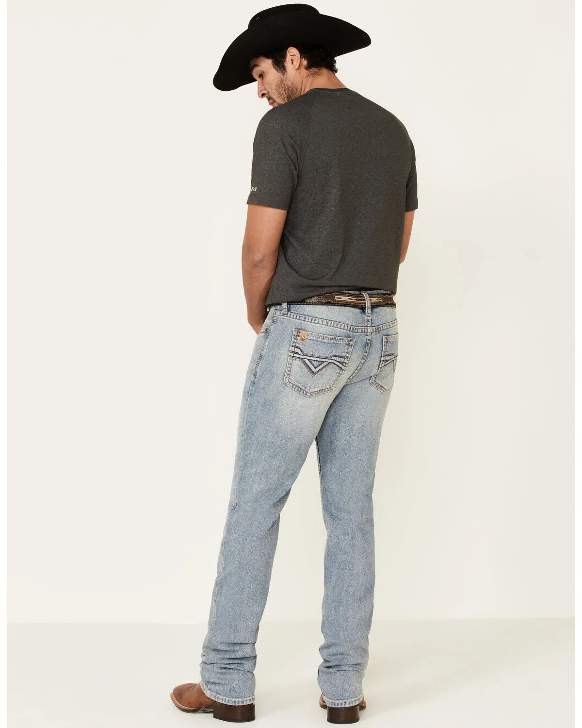 Cody James Core Men's Sawbuck Light Wash Stretch Stackable Straight Jeans