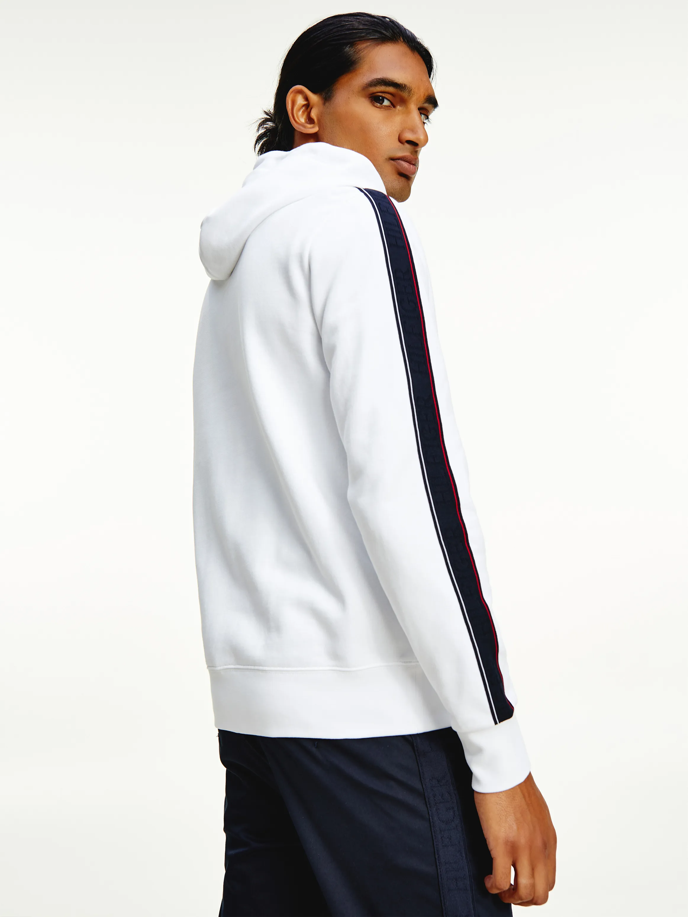 Contrast Tape Zip-Thru Hoodie | Hoodies | Tommy Hilfiger