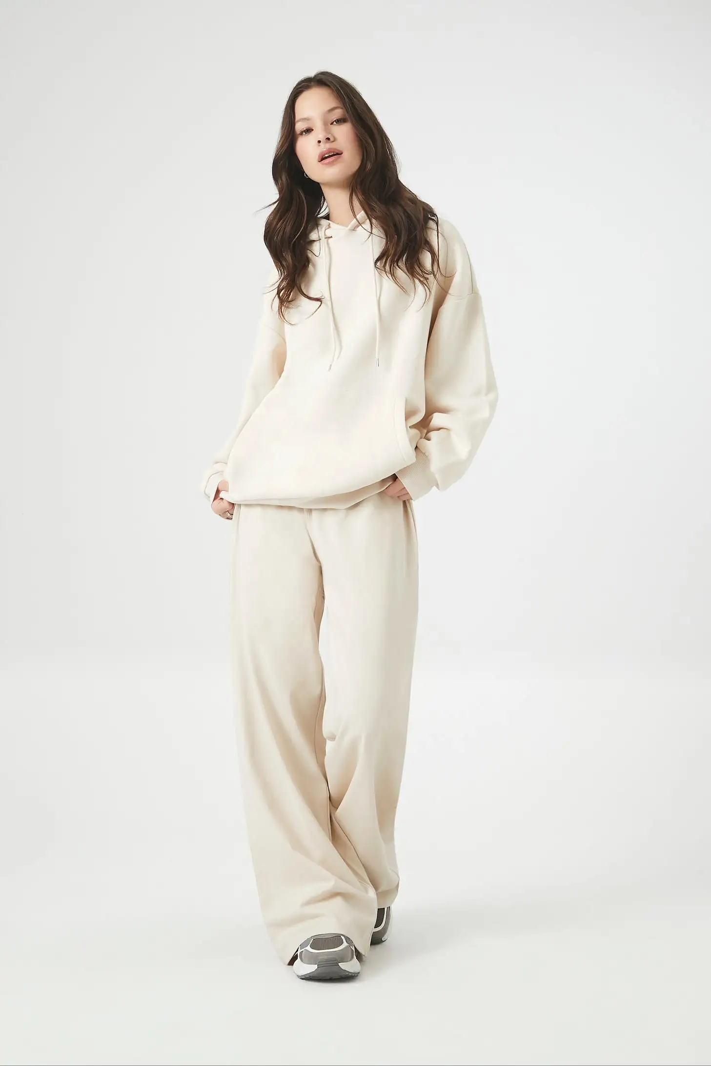 Cotton Wide-Leg Pants