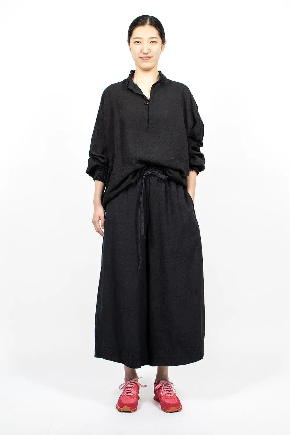 Coulisse Pant Dark Navy Linen