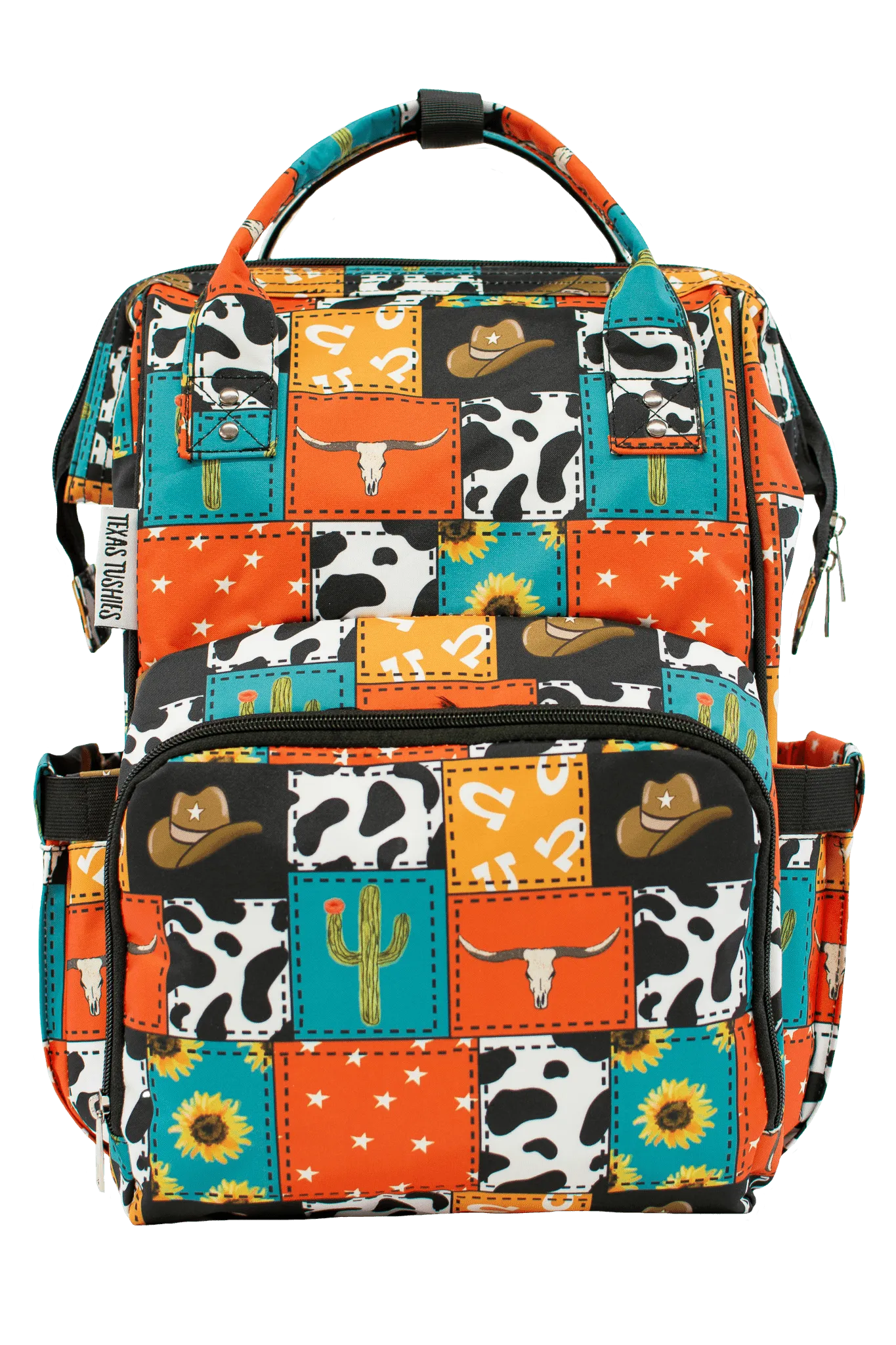 Cowboy Patches - Diaper Bag *