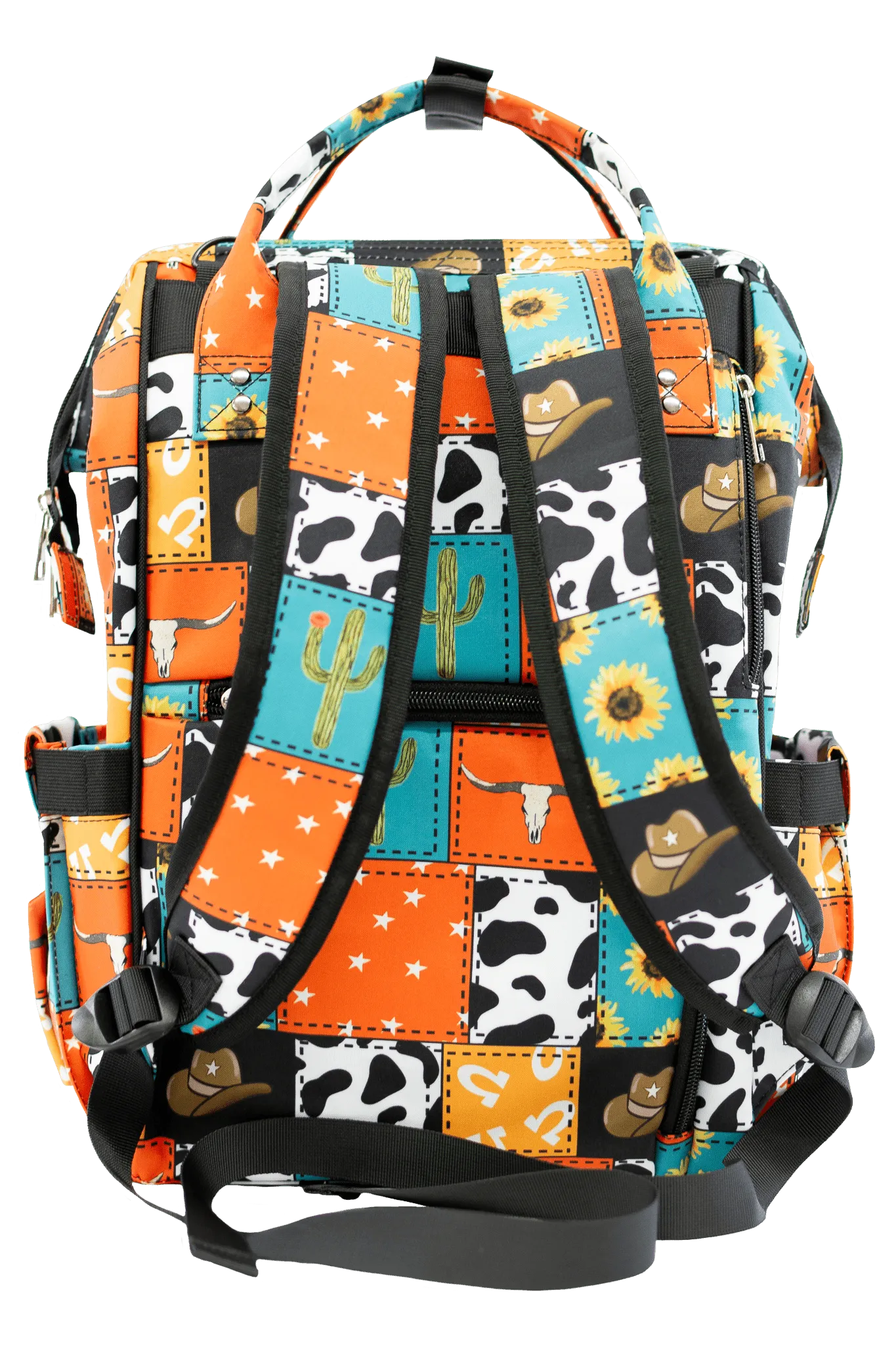 Cowboy Patches - Diaper Bag *