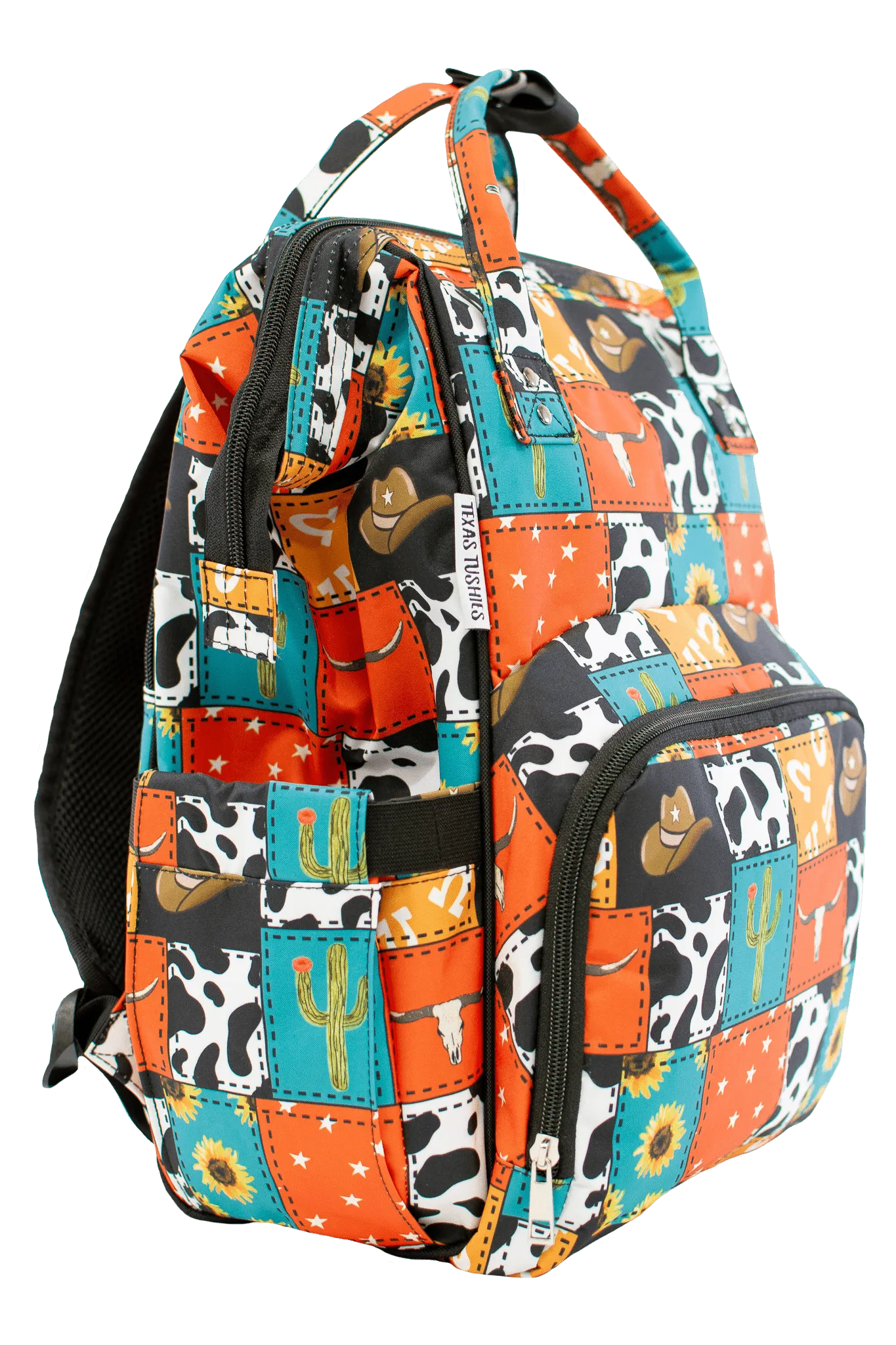 Cowboy Patches - Diaper Bag *