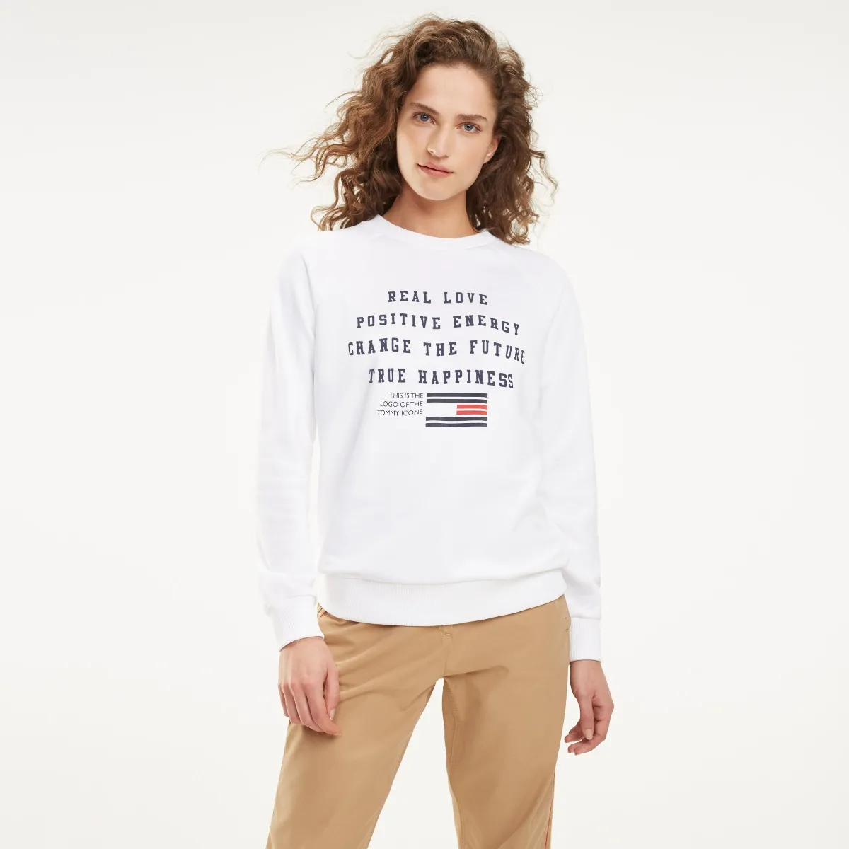 Crew Neck Terry Sweatshirt | Hoodies | Tommy Hilfiger