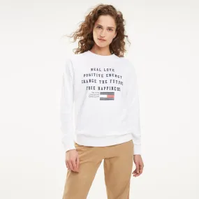 Crew Neck Terry Sweatshirt | Hoodies | Tommy Hilfiger