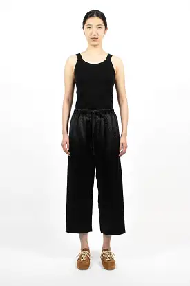 Cropped Pull-On Pant Black