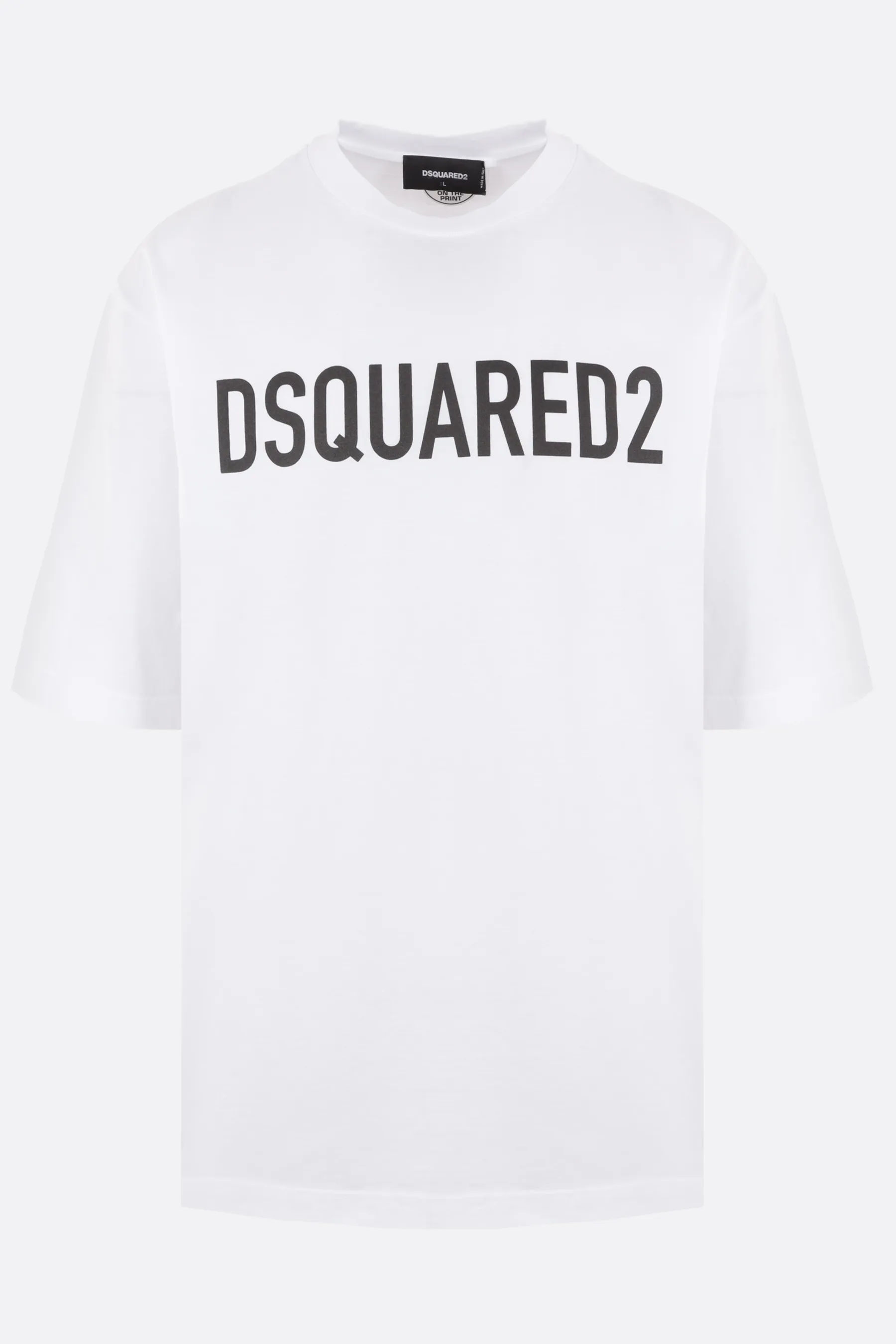 D SQUARED2  |Crew Neck Plain Short Sleeves Logo Luxury Crew Neck T-Shirts