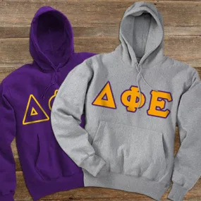 Delta Phi Epsilon Hooded Sweatshirt, 2-Pack Bundle Deal - TWILL