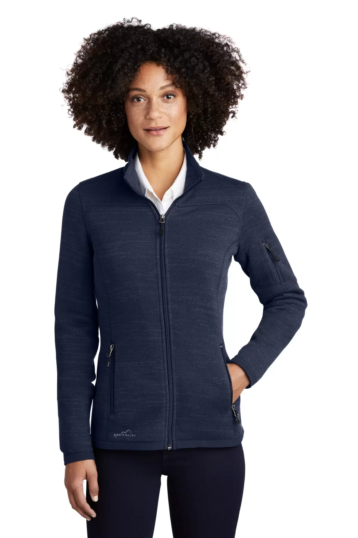 Eddie Bauer EB251     Ladies Sweater Fleece Full-Zip SKU: EB251