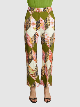 Emma Printed Cropped Pant