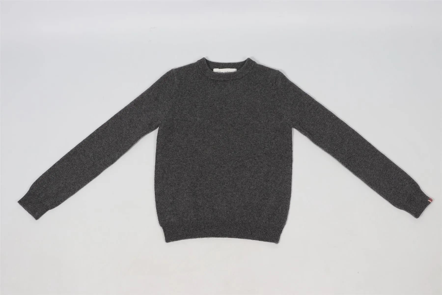 EXTREME CASHMERE GREY KIDS GIRLS CASHMERE SWEATER ONE SIZE