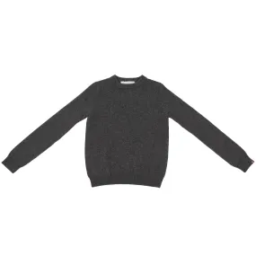 EXTREME CASHMERE GREY KIDS GIRLS CASHMERE SWEATER ONE SIZE