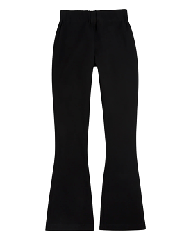 Faye Flare Cropped Pant (Black Ponte Knit)