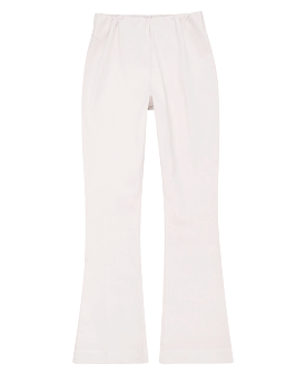 Faye Flare Cropped Pant (Khaki Stretch Twill)