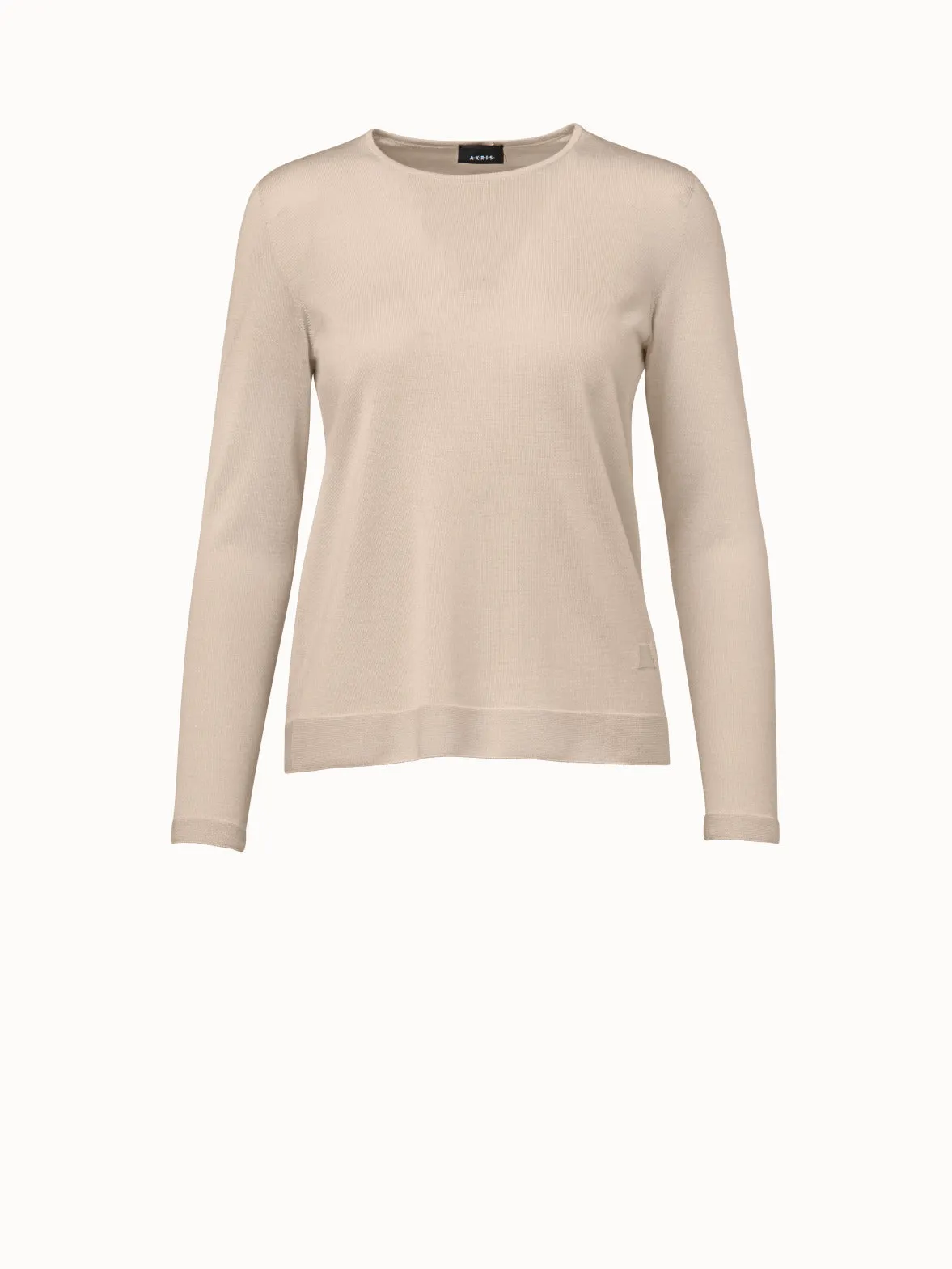 Fine Gauge Cashmere Silk Pullover