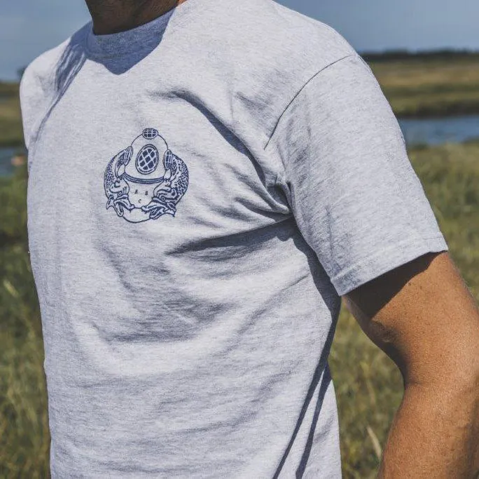 GREY N.S.C LOGO TEE