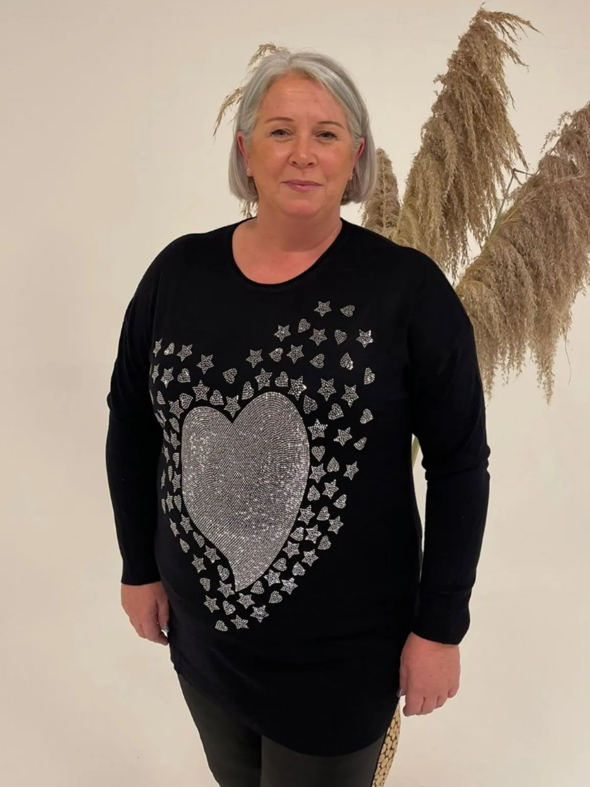 Heart and Star Fine Knit Top Hettie