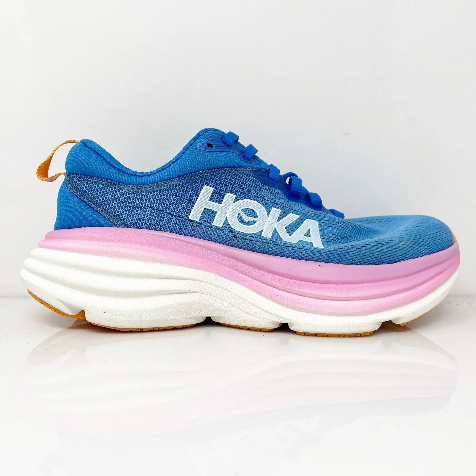 Hoka One One Womens Bondi 8 1127954 CSAA Blue Running Shoes Sneakers Size 6.5 D