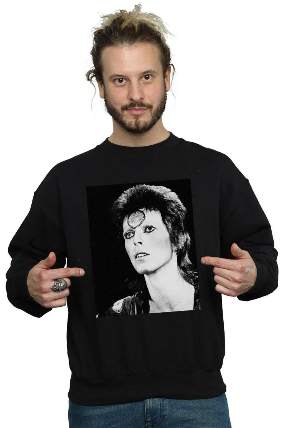 Hoodies & Sweatshirts | Ziggy Looking Sweatshirt | David Bowie