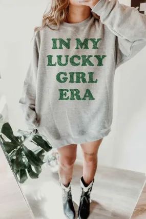 IN MY LUCKY GIRL ERA PATRICK OVERSIZED SWEATSHIRT