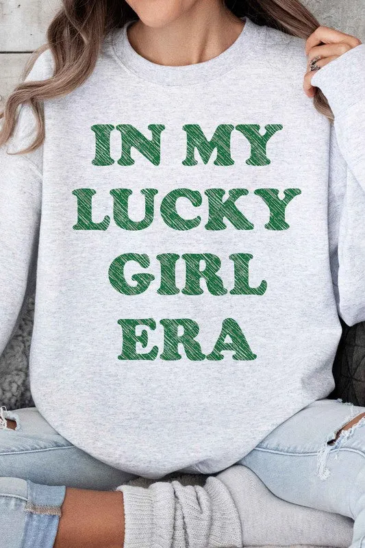 IN MY LUCKY GIRL ERA PATRICK OVERSIZED SWEATSHIRT