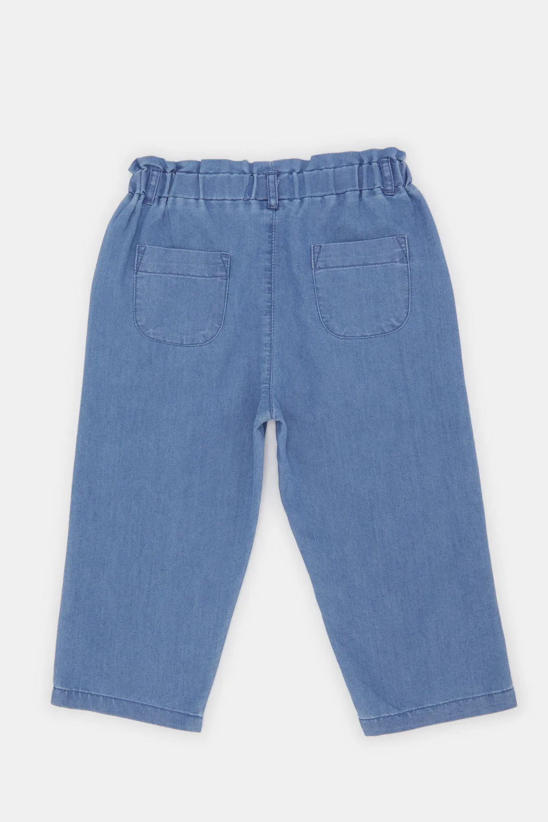 Infant Girls Blue Jeans With Pockets