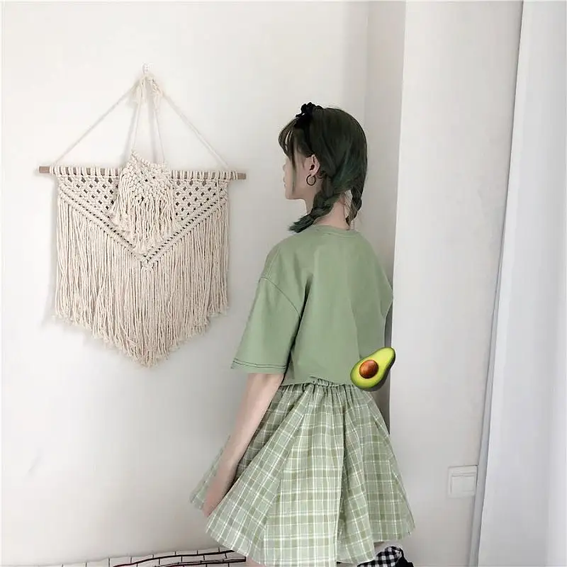 JAPANESE PREPPY STYLE PLAID SKIRT BY61050