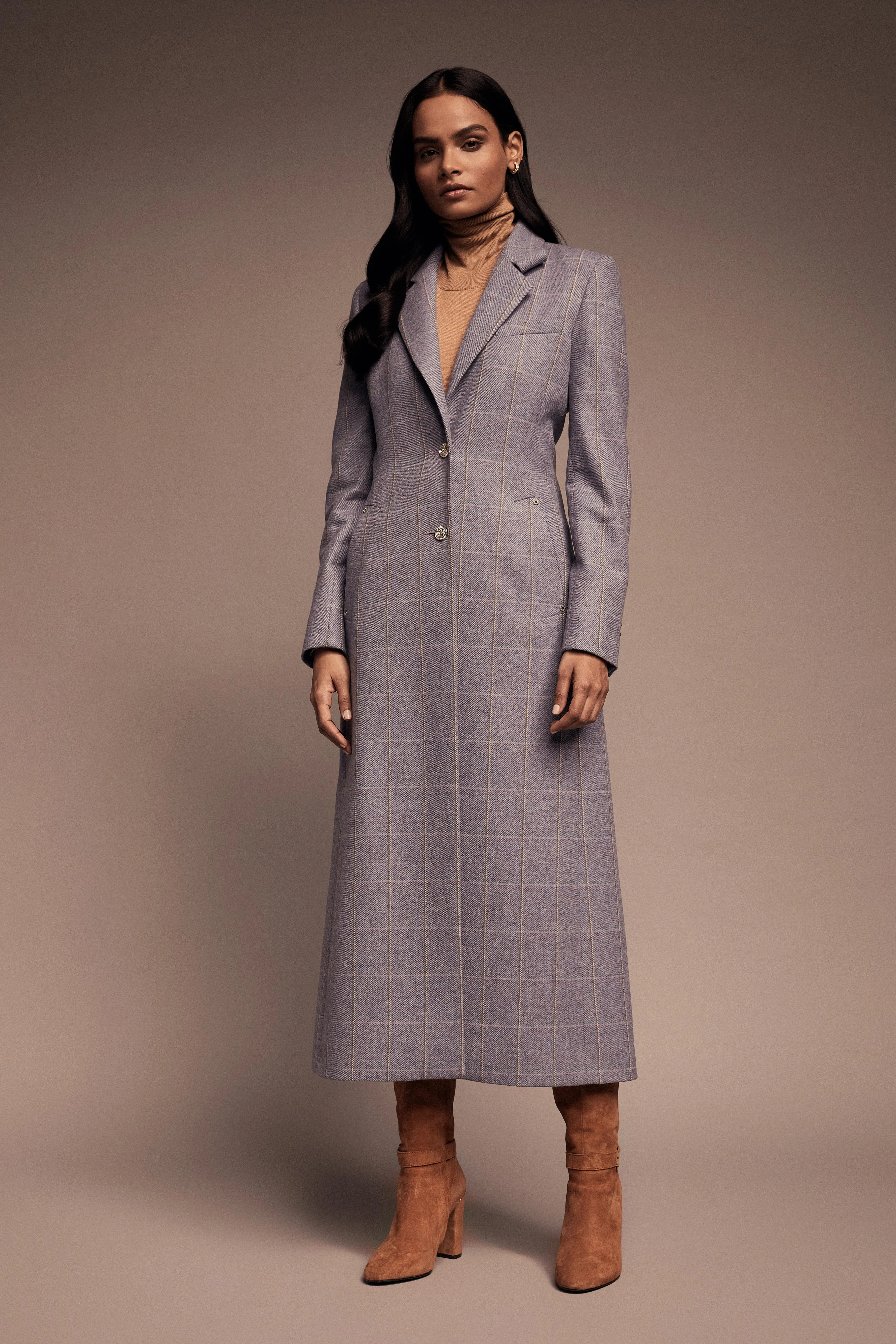 Jubilee Longline Regency Coat (Lavender)