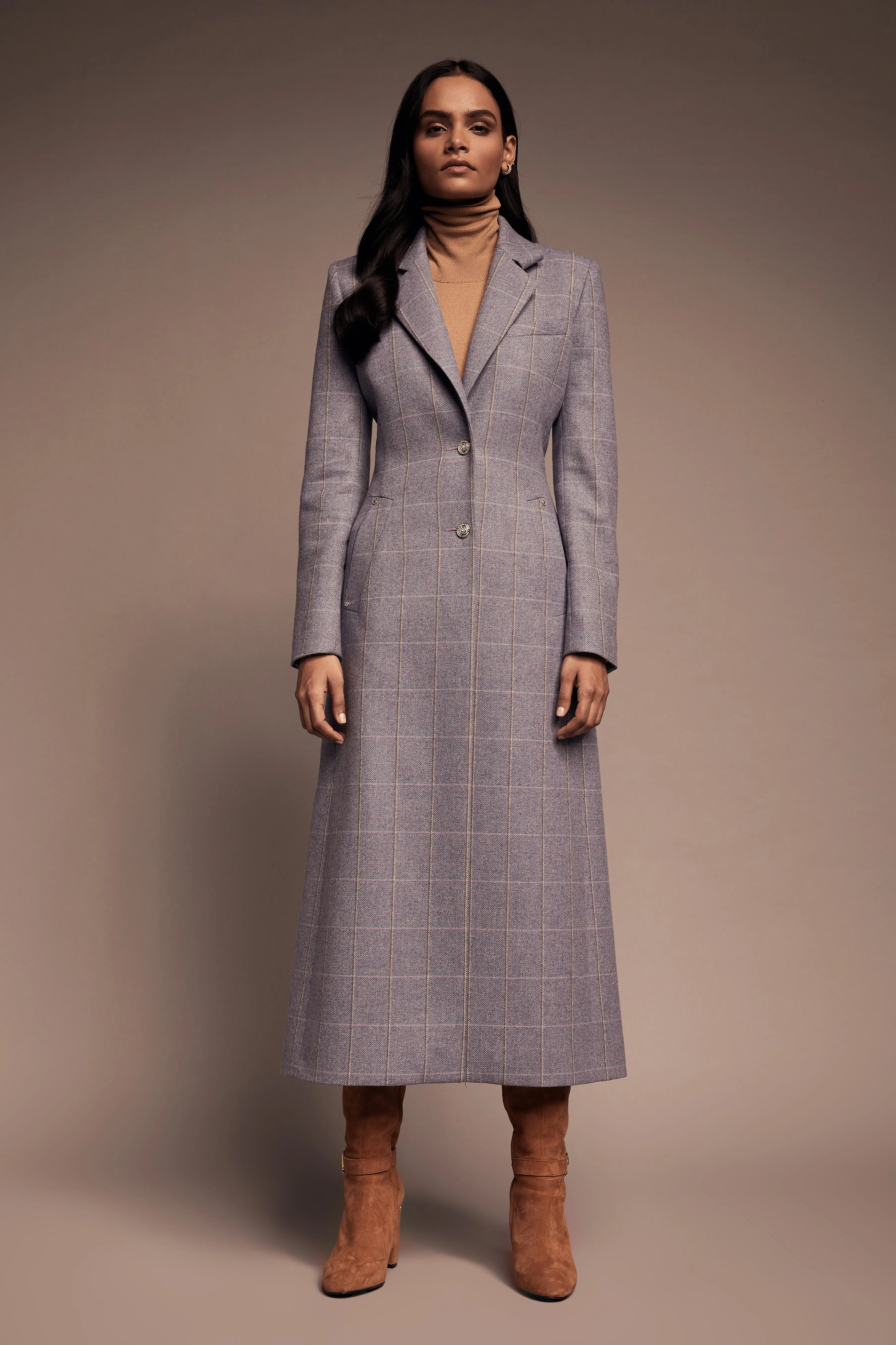 Jubilee Longline Regency Coat (Lavender)