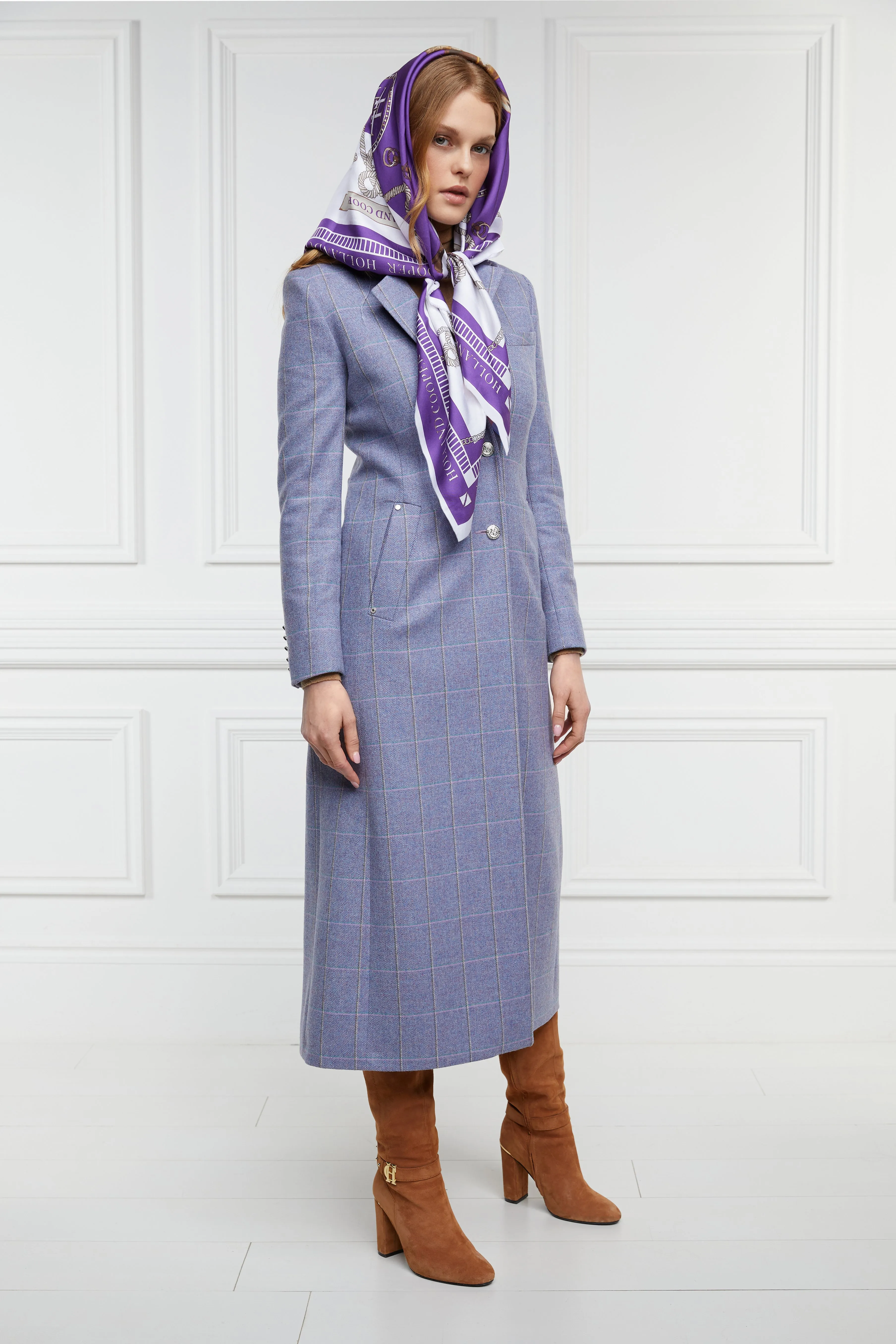 Jubilee Longline Regency Coat (Lavender)