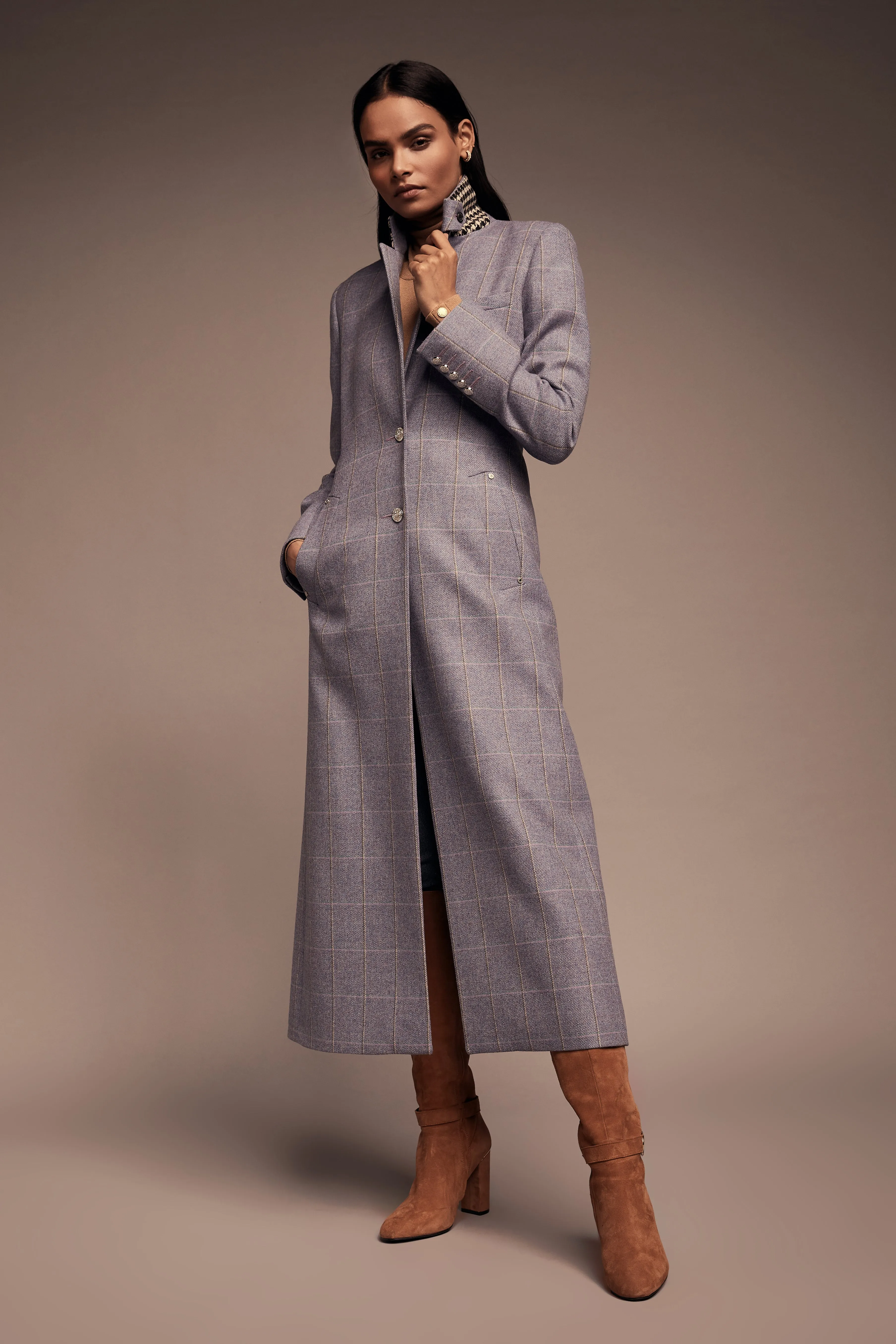 Jubilee Longline Regency Coat (Lavender)