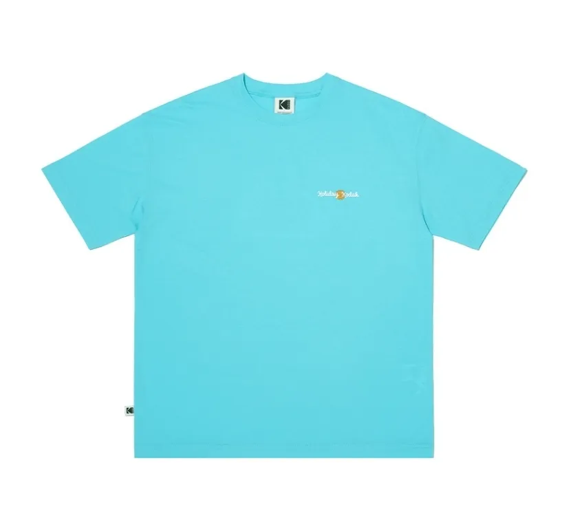 KODAK  |Unisex Street Style Plain Short Sleeves Logo T-Shirts