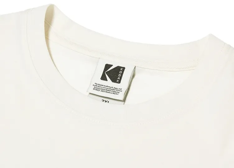 KODAK  |Unisex Street Style Plain Short Sleeves Logo T-Shirts