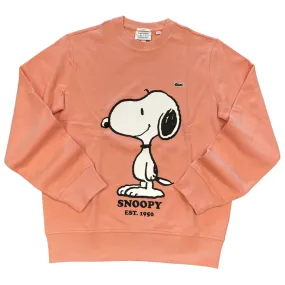 LACOSTE X PEANUTS  CREWNECK SWEATSHIRT -Men’s PINK